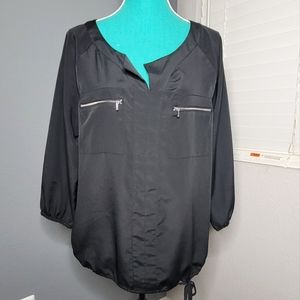 Black NYC Blouse